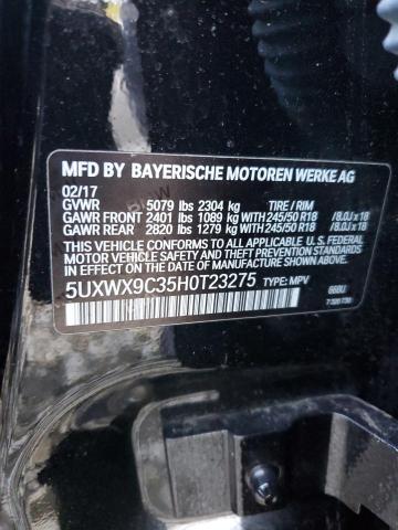 2017 BMW X3 - 5UXWX9C35H0T23275