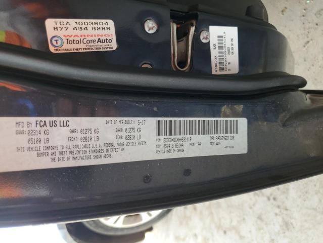 2017 DODGE CHARGER SE 2C3CDXBGXHH631418