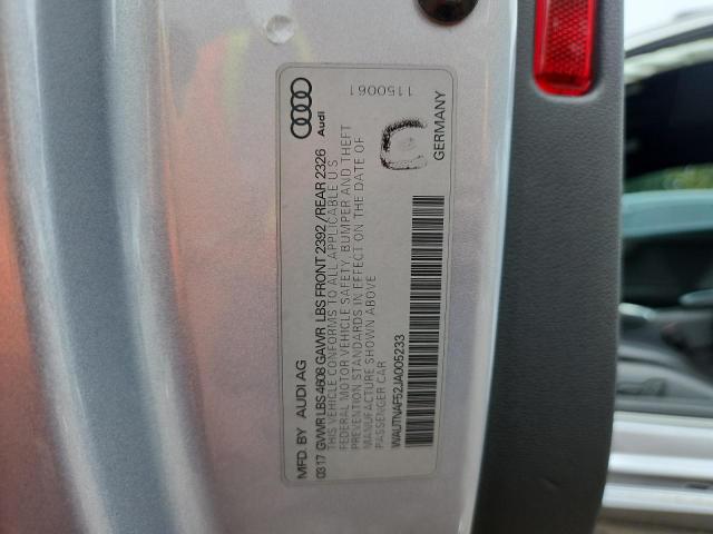 2018 AUDI A5 PREMIUM - WAUTNAF52JA005233