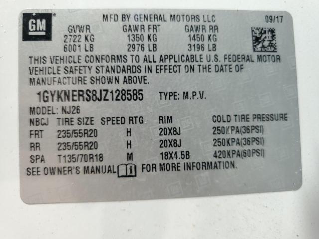 2018 CADILLAC XT5 PREMIUM LUXURY 1GYKNERS8JZ128585