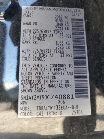 2018 NISSAN ROGUE S 5N1AT2MT9JC740881