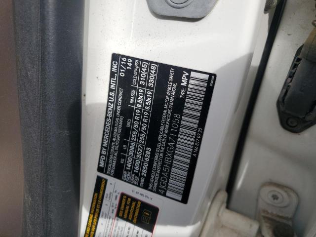 2016 MERCEDES-BENZ GLE 350 4M #3282333270