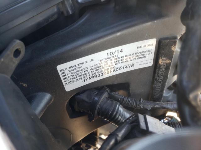 2015 YAMAHA FZ09 C JYARN33Y9FA001478