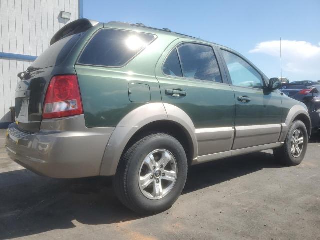KIA SORENTO EX 2003 green  gas KNDJC733835108187 photo #4