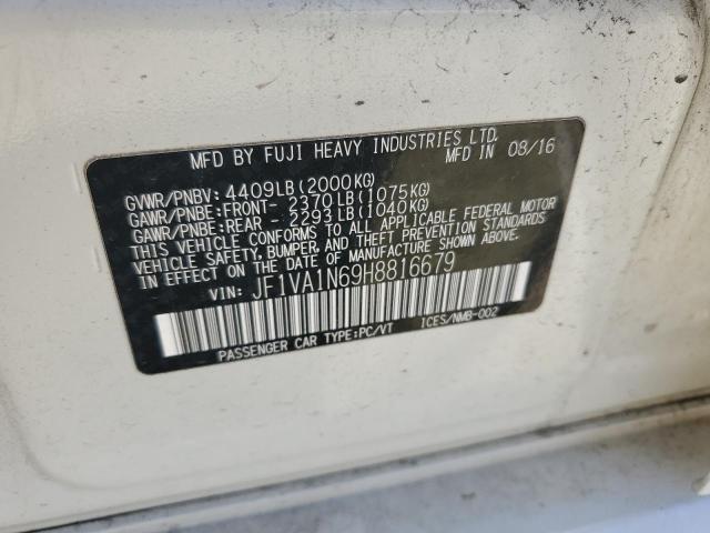 2017 SUBARU WRX LIMITE JF1VA1N69H8816679