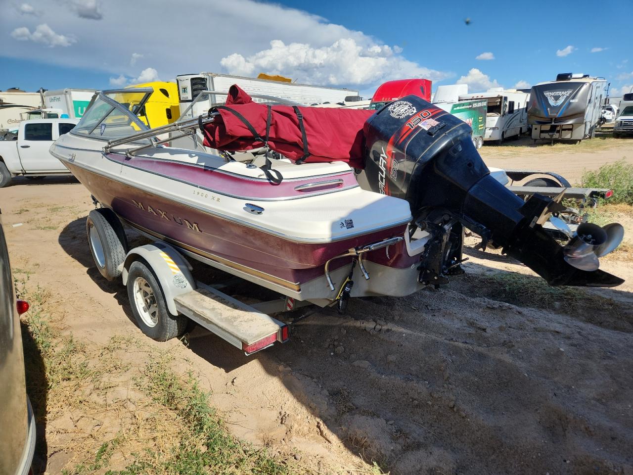 Lot #3309545555 1996 MAXUM BOAT