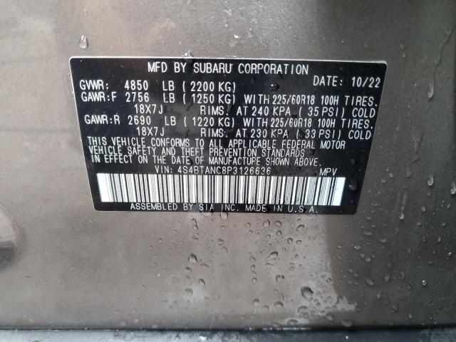 2023 SUBARU OUTBACK LIMITED 4S4BTANC8P3126636