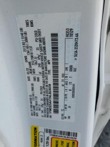 2022 FORD BRONCO BASE 1FMDE5AH1NLB24039