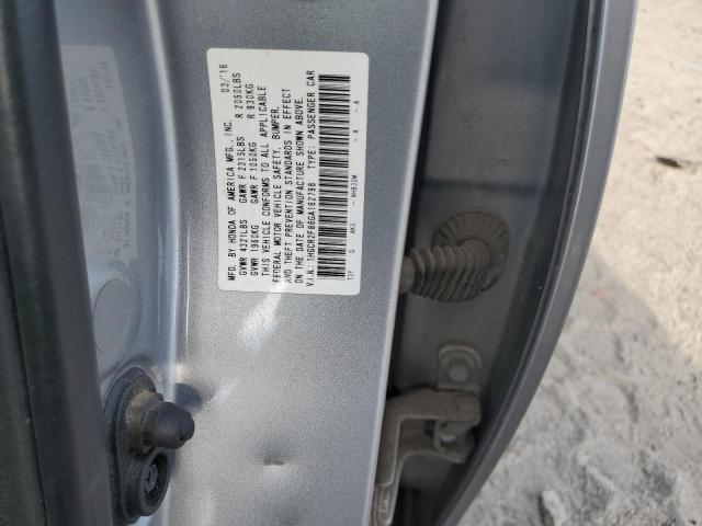 2016 HONDA ACCORD EXL 1HGCR2F86GA162796