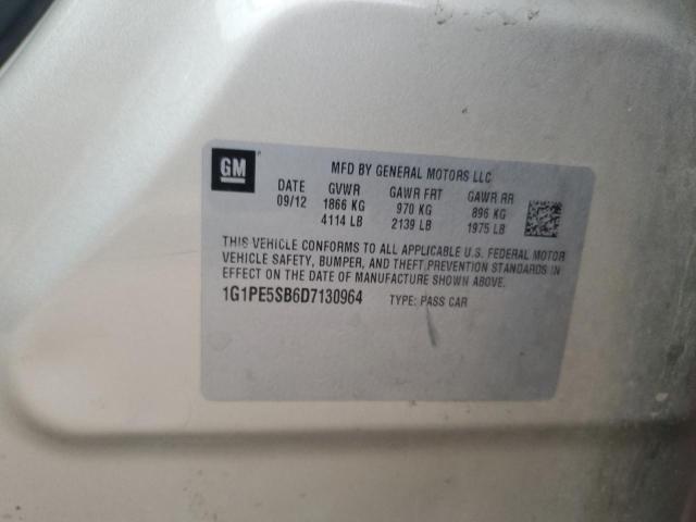 2013 CHEVROLET CRUZE LT #3277174948