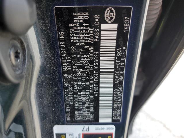 2015 TOYOTA CAMRY LE - 4T1BF1FK4FU056624
