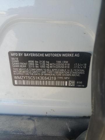 2019 MINI COOPER S C WMZYT5C51K3E64319