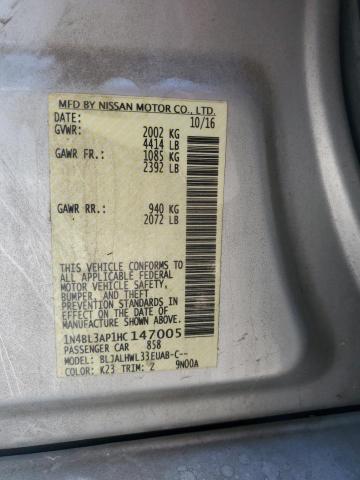 2017 NISSAN ALTIMA 3.5 1N4BL3AP1HC147005