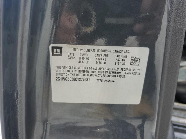 2012 CHEVROLET IMPALA LT - 2G1WG5E38C1277681