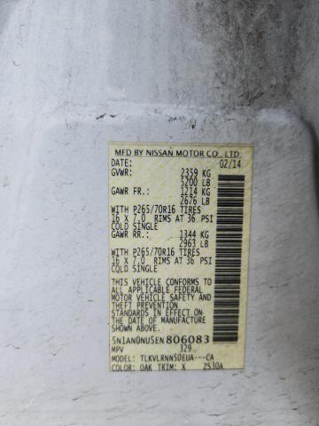 2014 NISSAN XTERRA X #3294452531