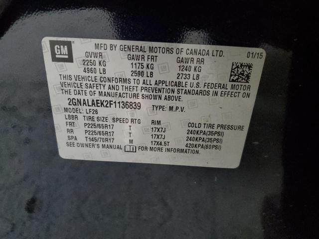 2015 CHEVROLET EQUINOX LS #3304148491