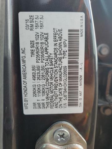 2016 ACURA RDX 5J8TB4H3XGL026659