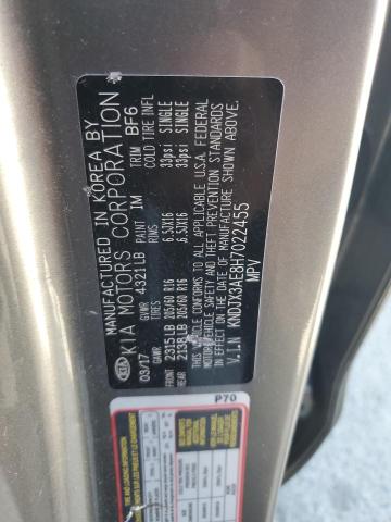 2017 KIA SOUL EV + KNDJX3AE8H7022455