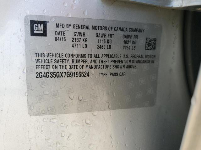 2016 BUICK REGAL PREM #3284912950