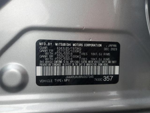 2024 MITSUBISHI OUTLANDER - JA4ARUAU8RU007345