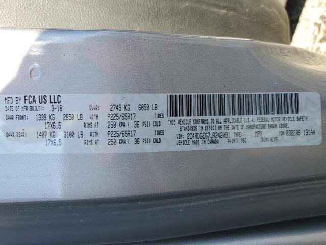 2018 DODGE GRAND CARA 2C4RDGEG7JR242091