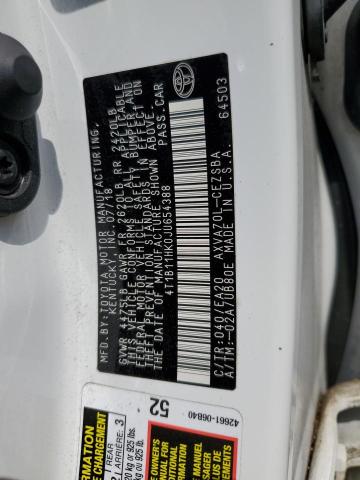 2018 TOYOTA CAMRY L 4T1B11HK0JU654388