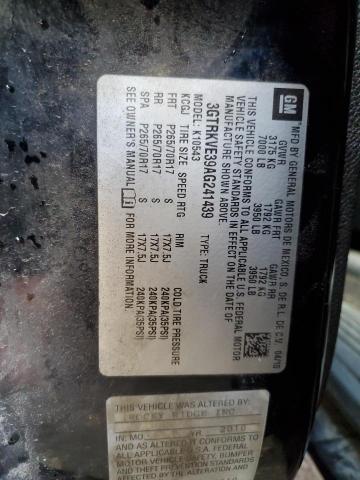 2010 GMC SIERRA K15 - 3GTRKVE39AG241439