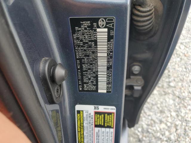 2018 TOYOTA COROLLA L 2T1BURHE8JC062951