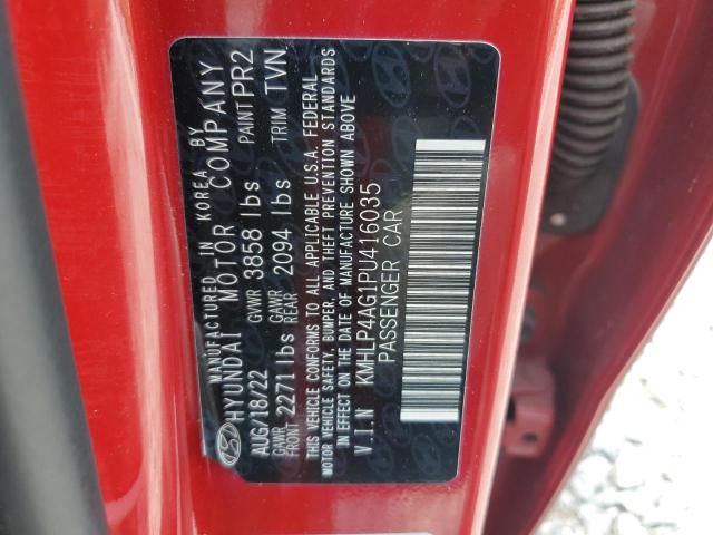 2023 HYUNDAI ELANTRA LIMITED KMHLP4AG1PU416035