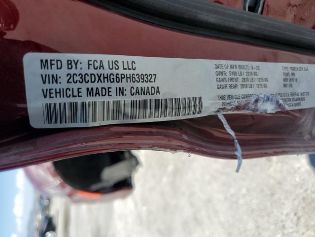 2023 DODGE CHARGER GT 2C3CDXHG6PH639327