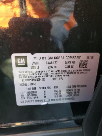 2021 CHEVROLET TRAILBLAZE KL79MPSL9MB064203