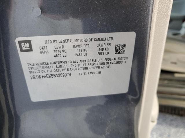 2011 CHEVROLET IMPALA LS #3284705994