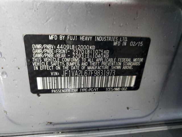 2015 SUBARU WRX STI #3308271171