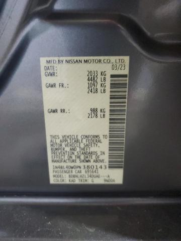 2023 NISSAN ALTIMA SV 1N4BL4DW0PN380143