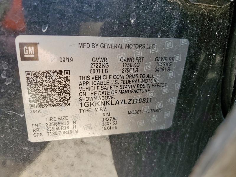 2020 GMC ACADIA SLE 1GKKNKLA7LZ119811