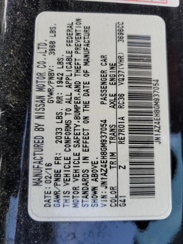 2016 NISSAN 370Z BASE JN1AZ4EH8GM937054