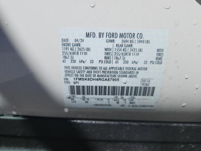 2024 FORD EXPLORER X 1FMSK8DH4RGA87905
