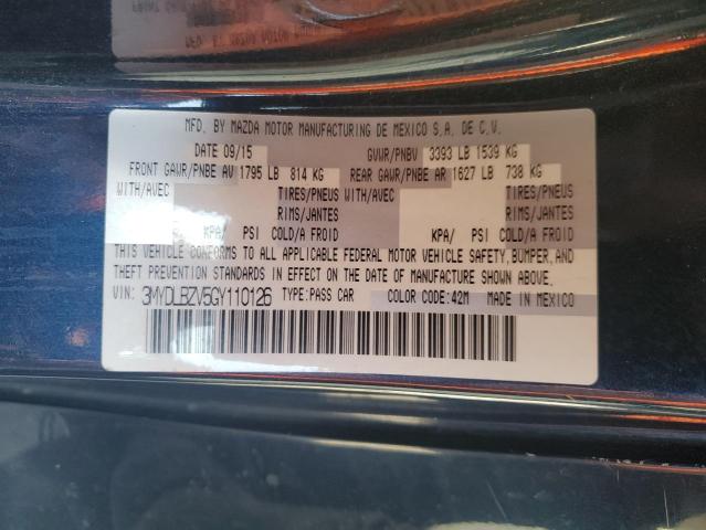 2016 TOYOTA SCION IA 3MYDLBZV5GY110126