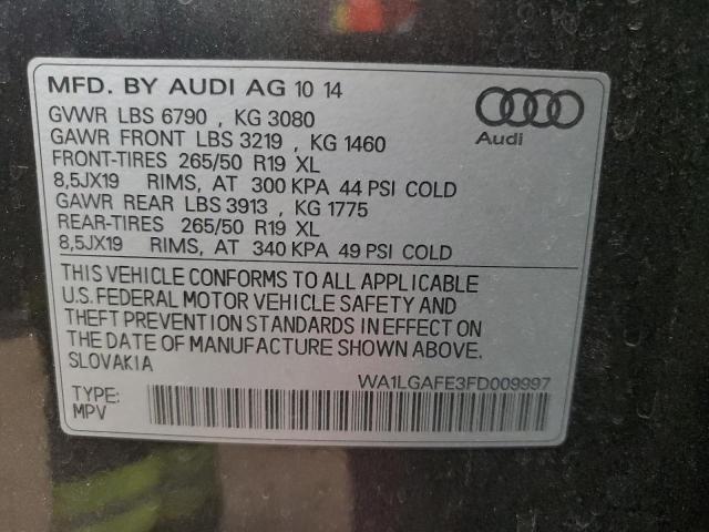 2015 AUDI Q7 PREMIUM PLUS - WA1LGAFE3FD009997