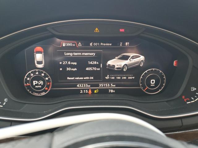 2019 AUDI A5 PREMIUM WAUBNCF50KA006793