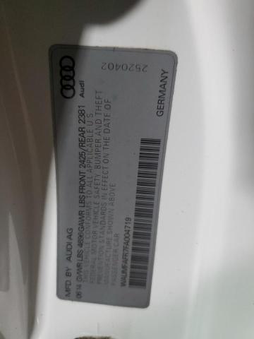 2015 AUDI A5 PREMIUM WAUMFAFR7FA004719