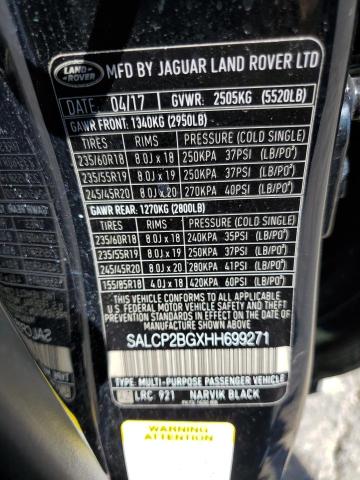 2017 LAND ROVER DISCOVERY SALCP2BGXHH699271