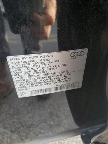 2015 AUDI Q7 PREMIUM PLUS WA1LGAFEXFD022875