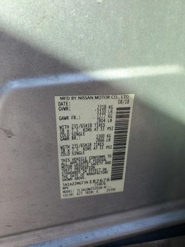 2018 NISSAN MURANO S 5N1AZ2MG7JN182678