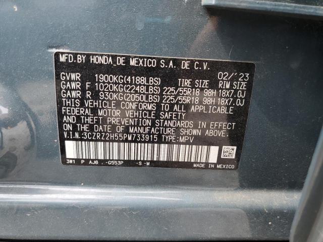 2023 HONDA HR-V SPORT 3CZRZ2H55PM733915