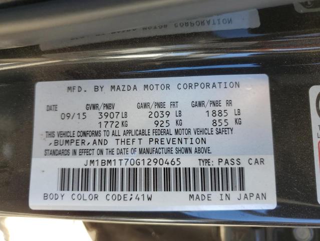 2016 MAZDA 3 SPORT JM1BM1T70G1290465