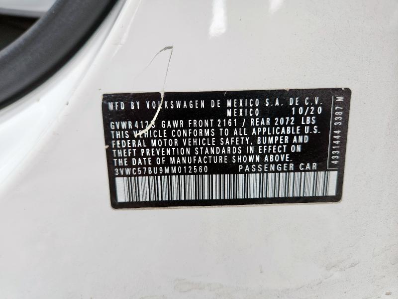 2021 VOLKSWAGEN JETTA S 3VWC57BU9MM012560