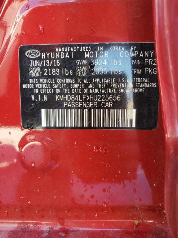 2017 HYUNDAI ELANTRA SE - KMHD84LFXHU225656