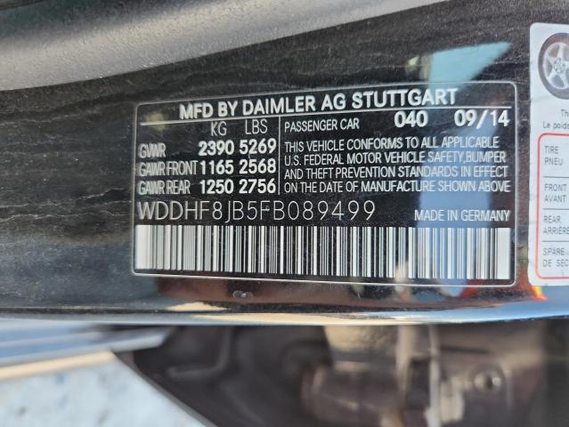 2015 MERCEDES-BENZ E 350 4MATIC WDDHF8JB5FB089499