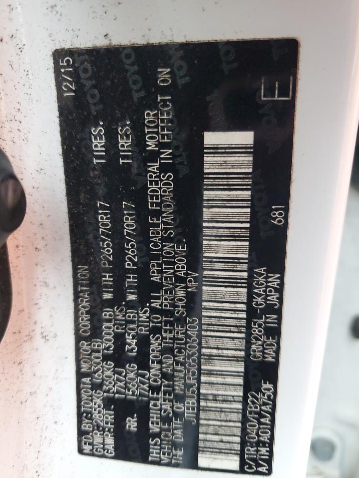 TOYOTA 4RUNNER SR5/SR5 PREMIUM